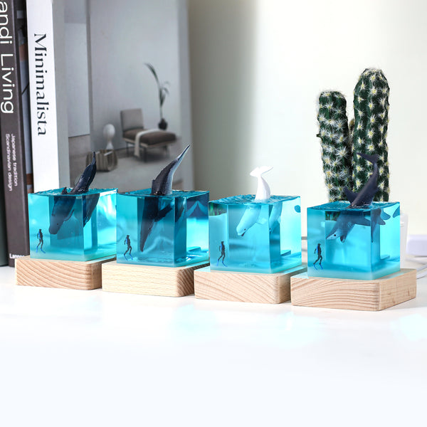 Purple Magic Joker Epoxy Lamp – XB002