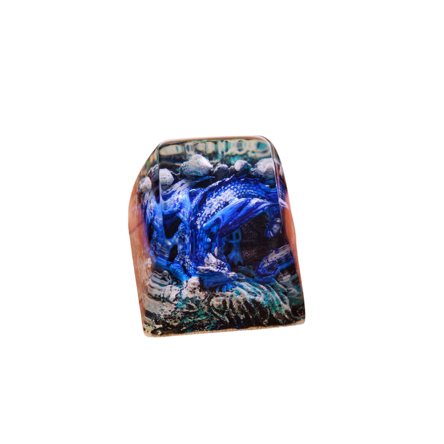 Keycap Sleeping Dragon Blue | Artisan Mechanical Keycap
