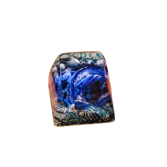 Keycap Sleeping Dragon Blue | Artisan Mechanical Keycap