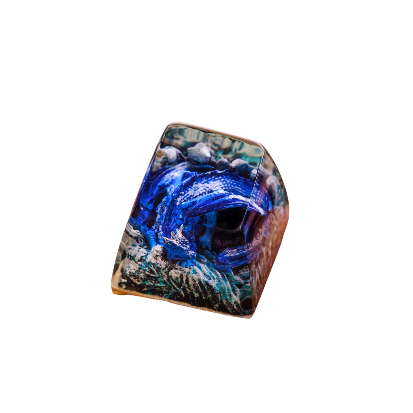 Keycap Sleeping Dragon Blue | Artisan Mechanical Keycap