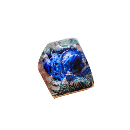 Keycap Sleeping Dragon Blue | Artisan Mechanical Keycap
