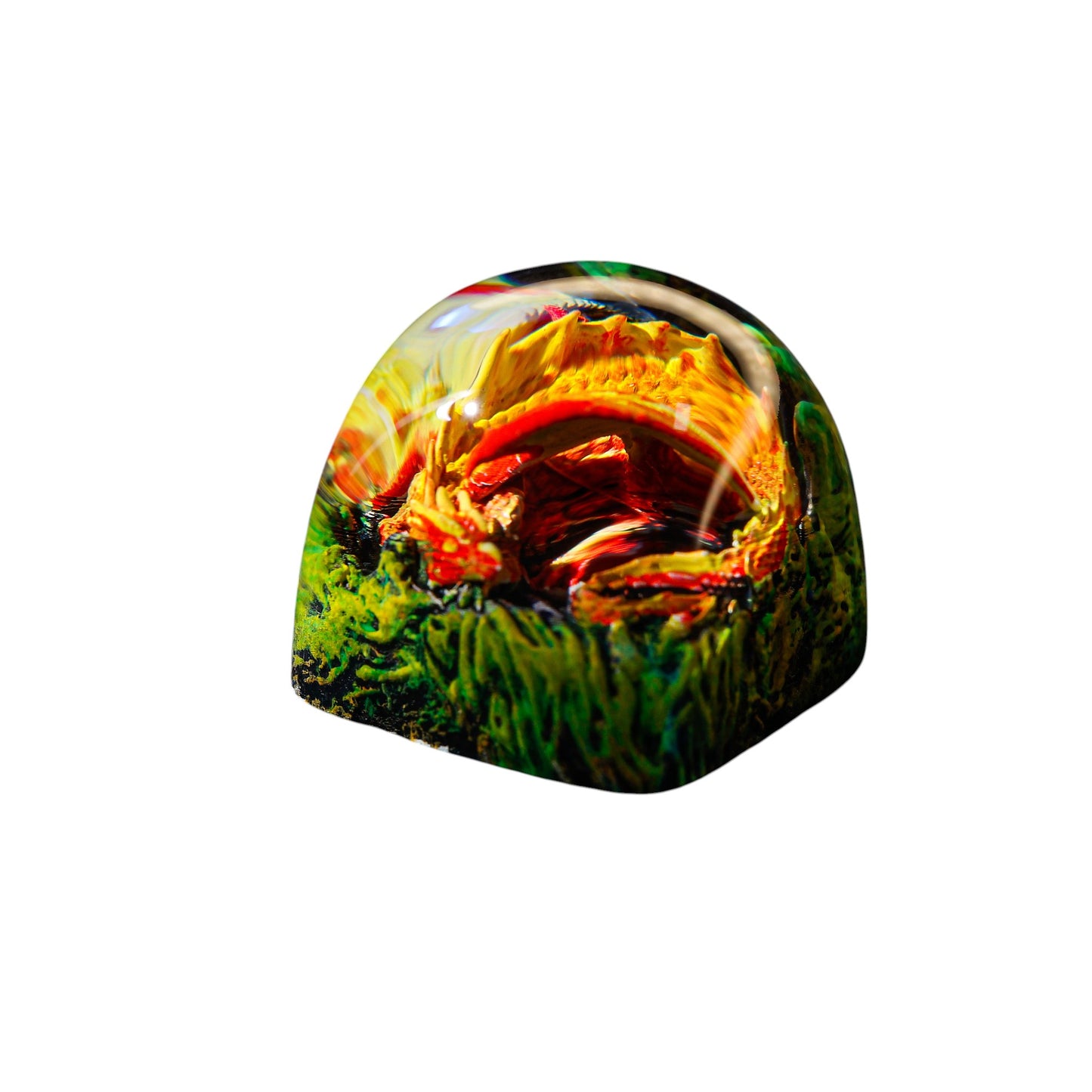 Keycap Sleeping Dragon Orange | Artisan Keycap