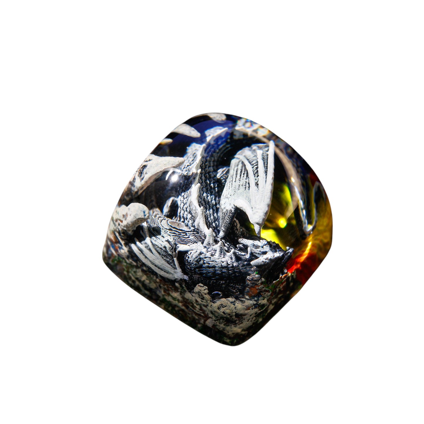 Keycap Sleeping Dragon Gray | Artisan Mechanical Keycap