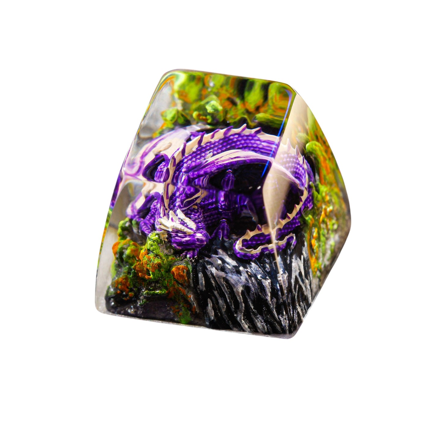 Keycap Sleeping Dragon Purple | Artisan Mechanical Keycap