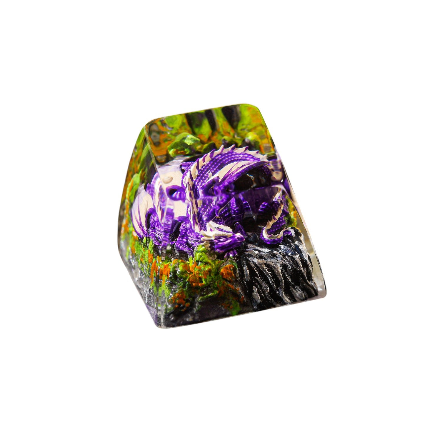 Keycap Sleeping Dragon Purple | Artisan Mechanical Keycap