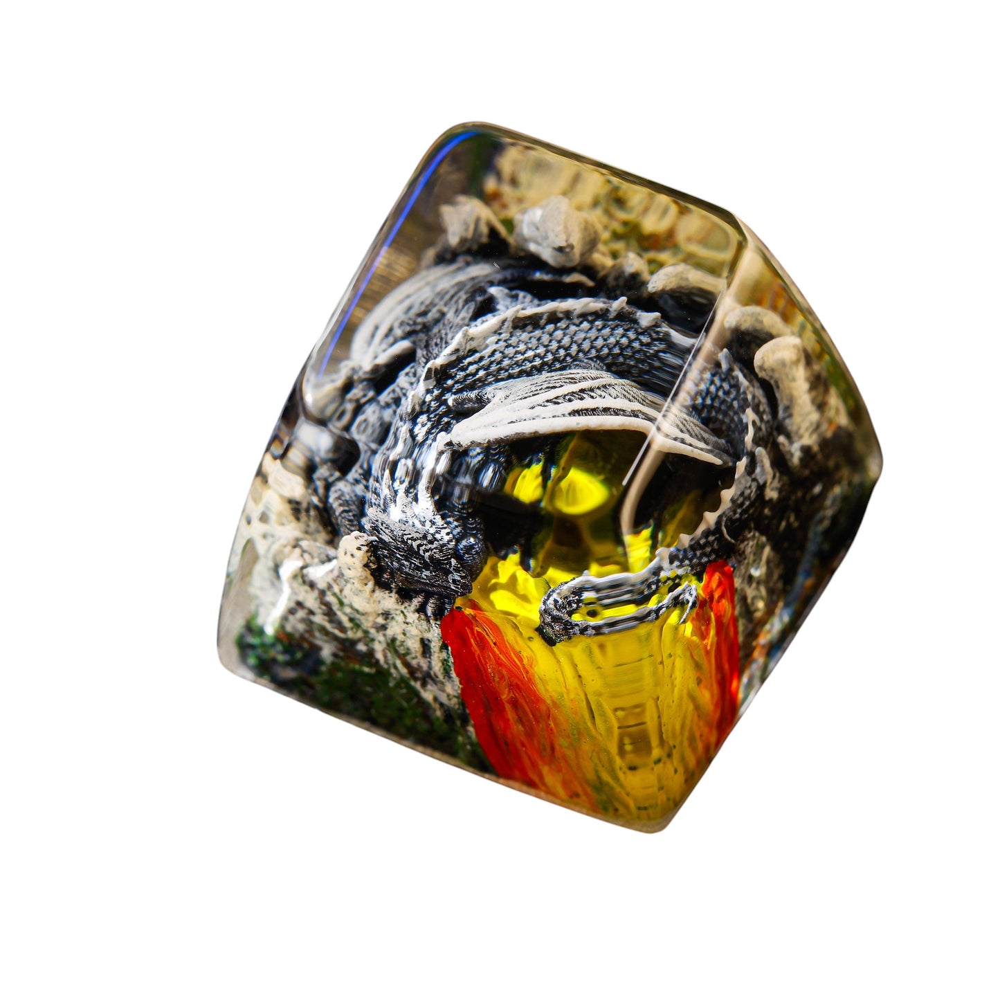 Keycap Sleeping Dragon Gray | Artisan Mechanical Keycap