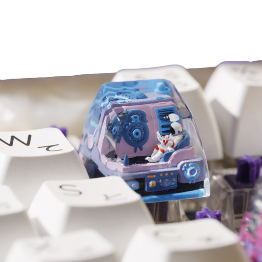 Keycap Astronaut Space Blue | Artisan Mechanical Keycap