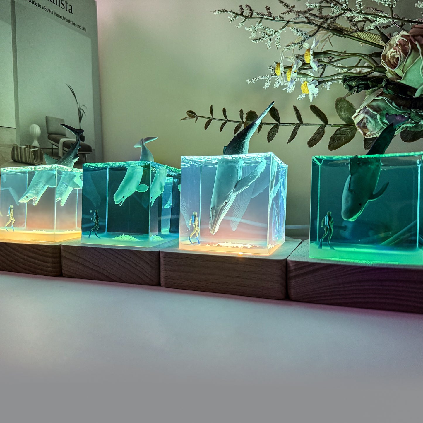 Purple Magic Joker Epoxy Lamp – XB002