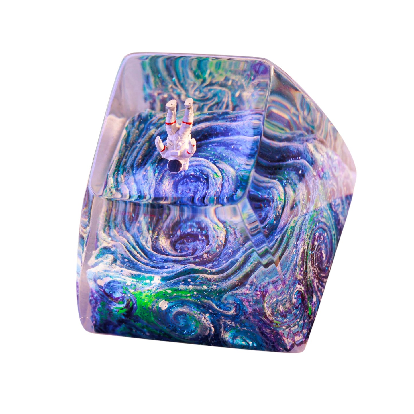 Keycap Astronaut Blue Galaxy | Artisan Mechanical Keycap