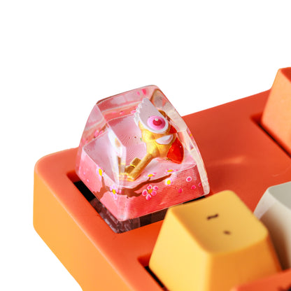 Keycap Sakura Key | Artisan Mechanical Keycap