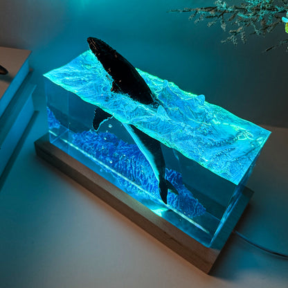 Ocean Dolphin Epoxy Lamp – LY472