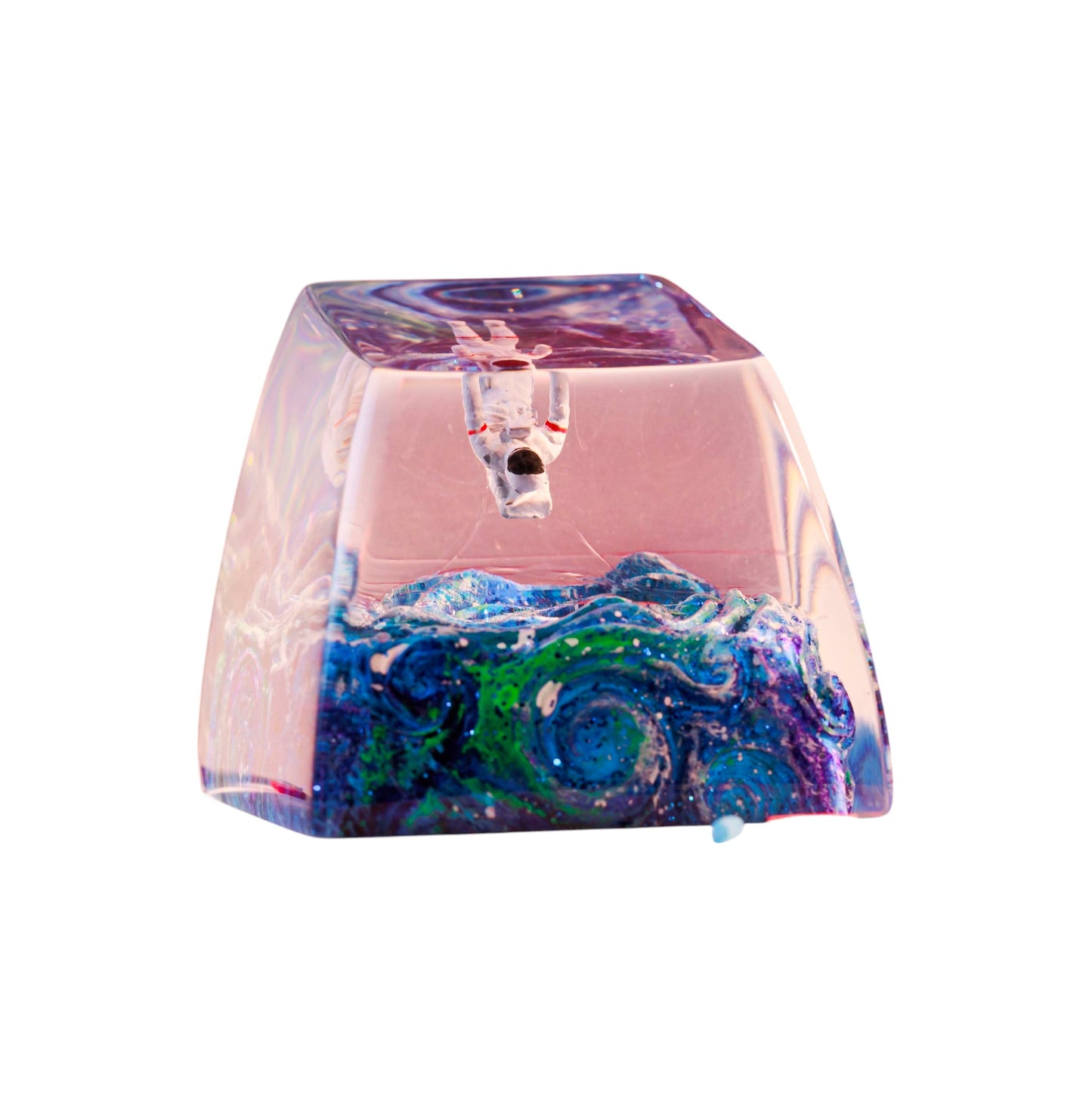 Keycap Astronaut Blue Galaxy | Artisan Mechanical Keycap