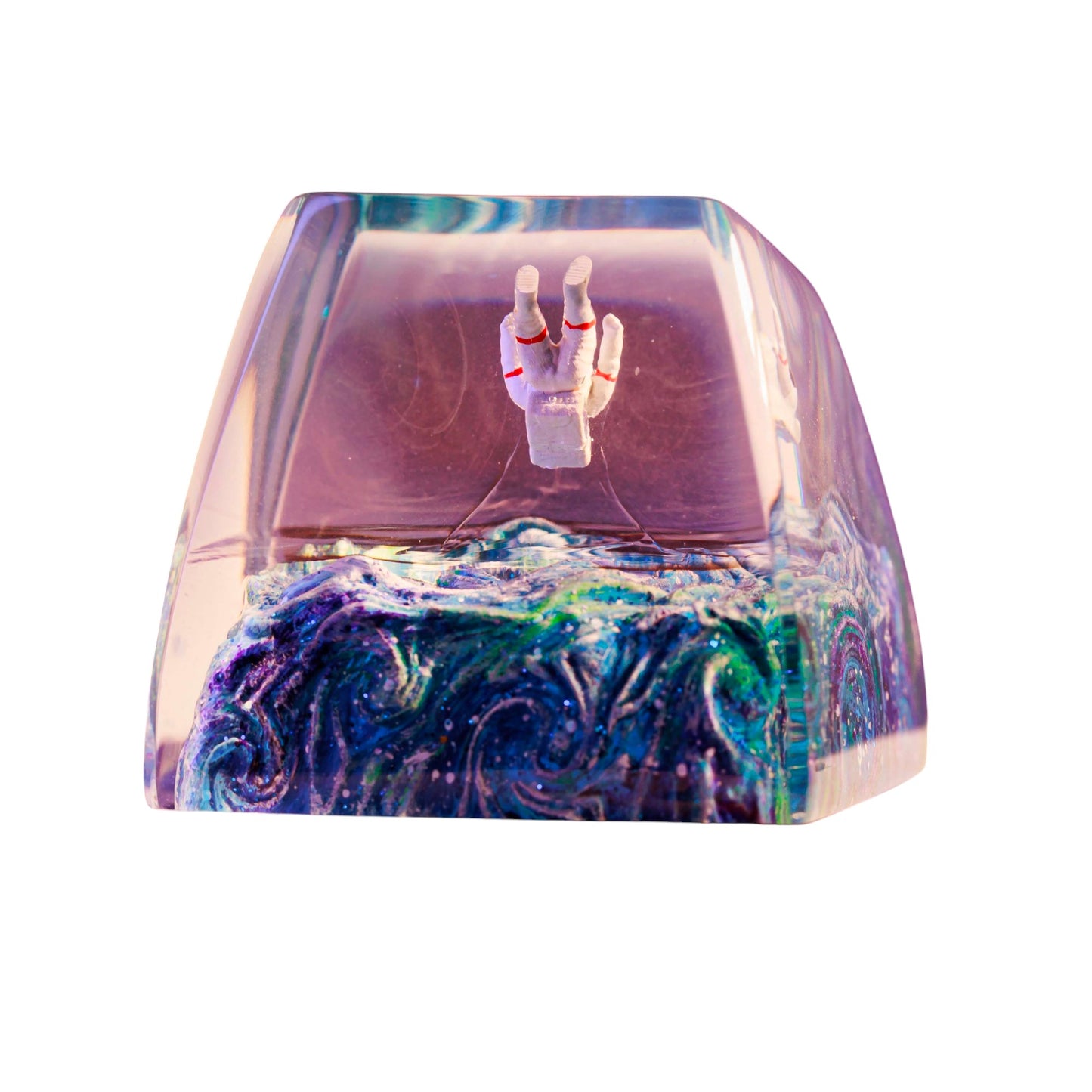 Keycap Astronaut Blue Galaxy | Artisan Mechanical Keycap