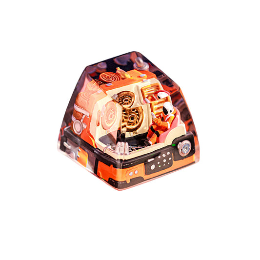 Keycap Astronaut Space Orange | Artisan Mechanical Keycap