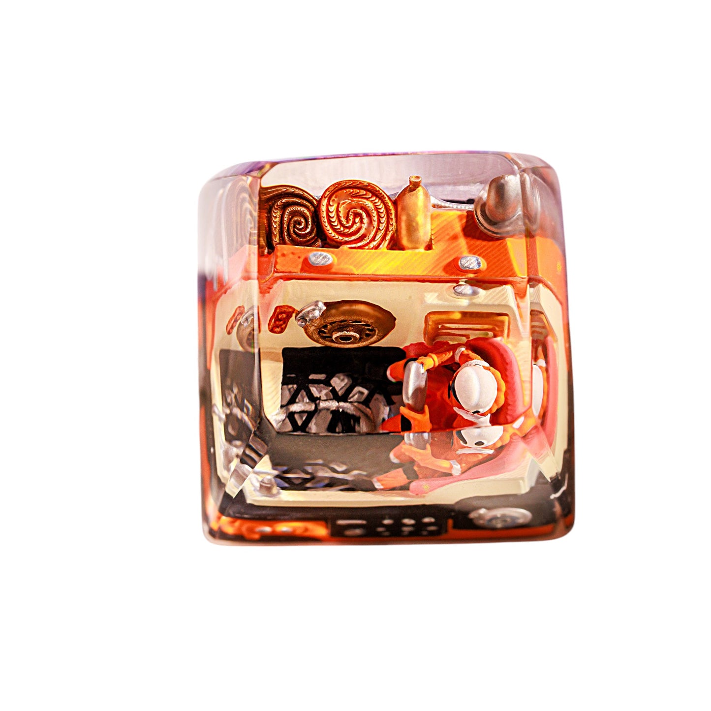 Keycap Astronaut Space Orange | Artisan Mechanical Keycap