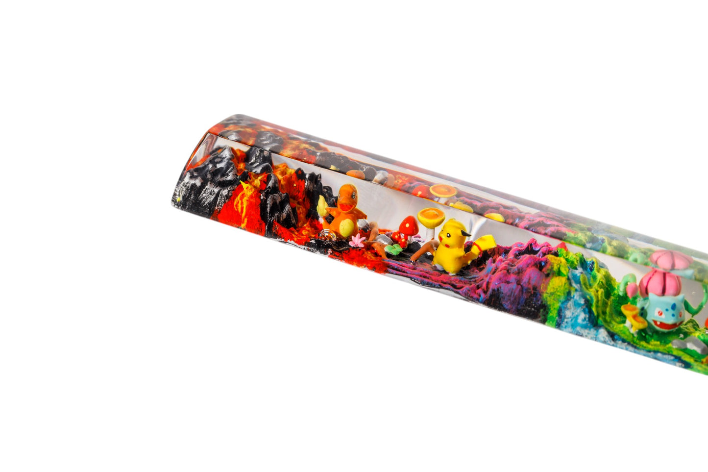 Keycap 6.25U Charmander Pikachu Bulbasaur Squirtle | Spacebar Artisan Keycap