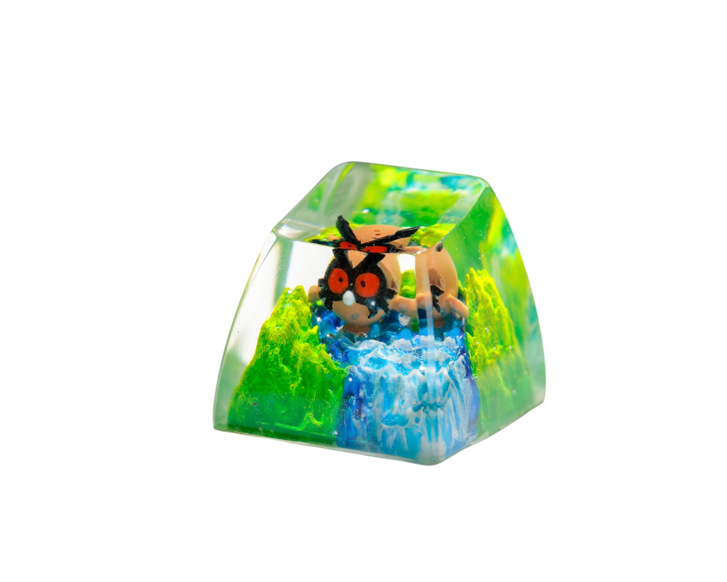 Keycap Hoothoot Grass Waterfall | Artisan Mechanical Keycap