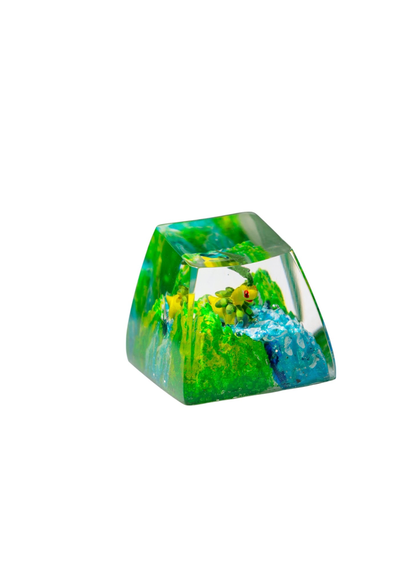 Keycap Bayleef Grass Waterfall | Artisan Mechanical Keycap