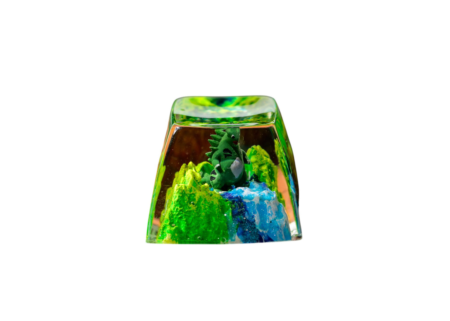 Keycap Tyranitar Grass Waterfall | Artisan Mechanical Keycap