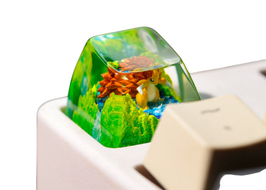 Keycap Sandslash Grass Waterfall | Artisan Mechanical Keycap