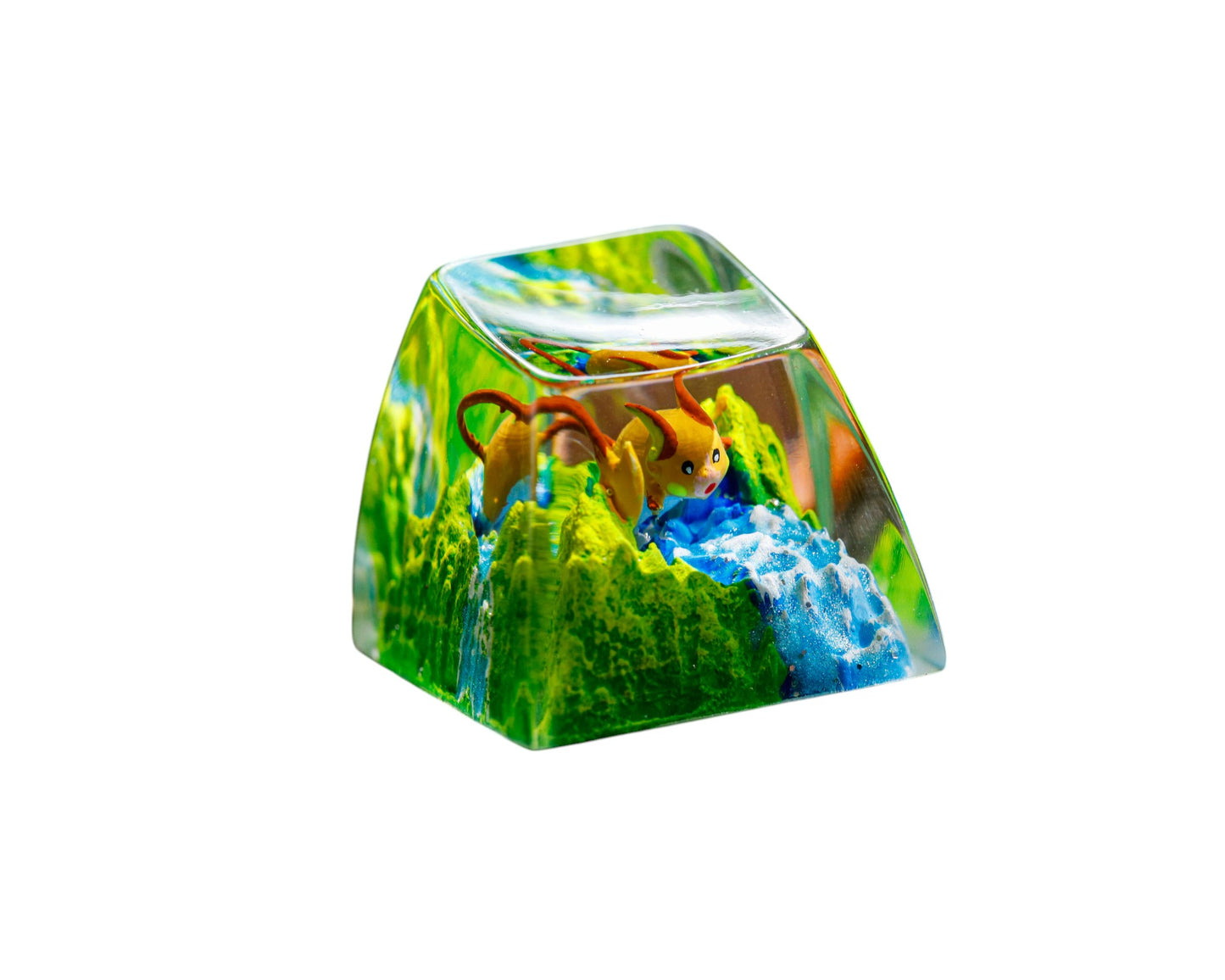 Keycap Raichu Grass Waterfall | Artisan Mechanical Keycap