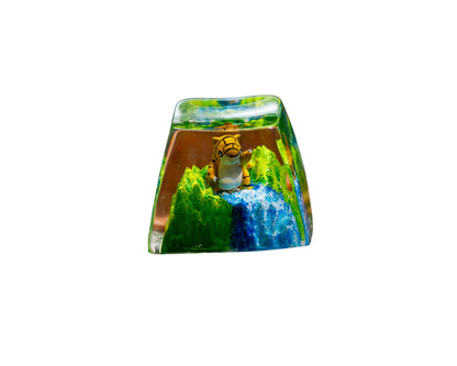 Keycap Sandshrew Grass Waterfall | Artisan Mechanical Keycap