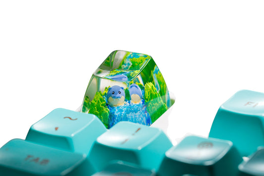 Keycap Tamazarashi Grass Waterfall | Artisan Mechanical Keycap