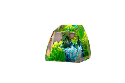 Keycap Tyranitar Grass Waterfall | Artisan Mechanical Keycap