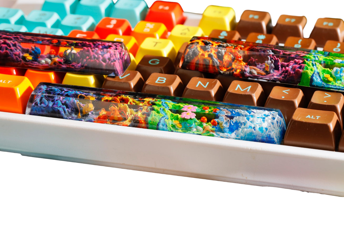 Keycap 6.25U Raichu Charizard Venusaur Blastoise | Spacebar