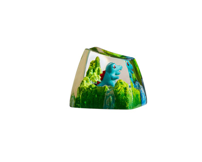 Keycap Totodile Grass Waterfall | Artisan Mechanical Keycap