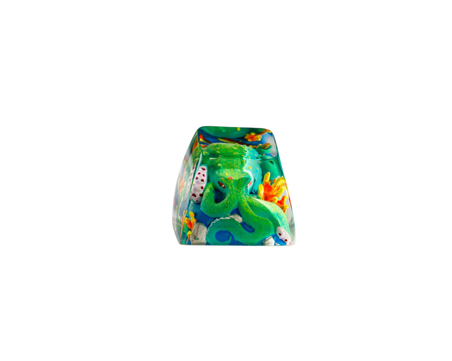 Keycap Octopus Green | Artisan Mechanical Keycap