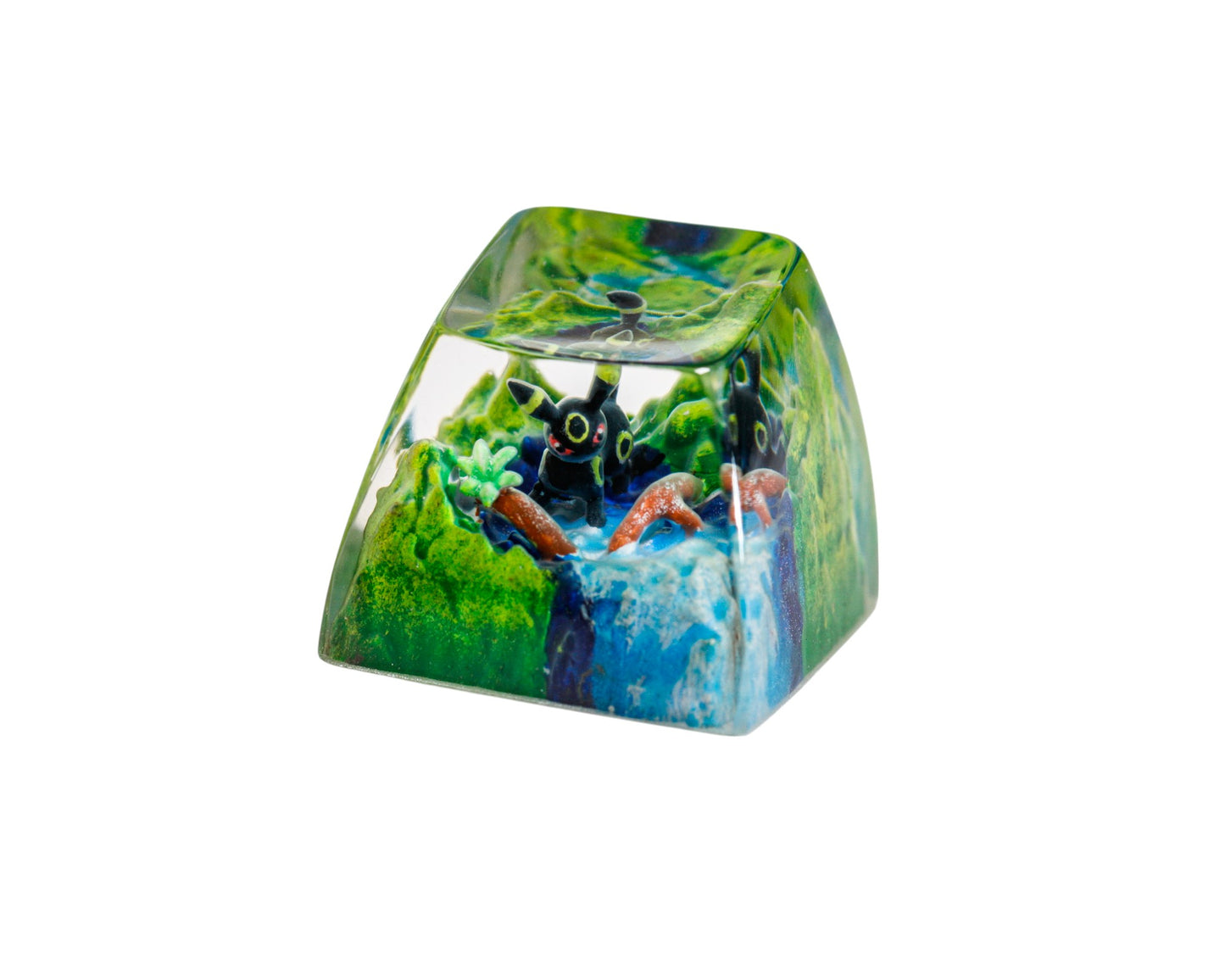 Keycap Umbreon Grass Waterfall | Artisan Mechanical Keycap