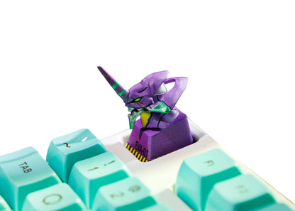 Keycap Eva 1 Horn Purple | Artisan Mechanical Keycap