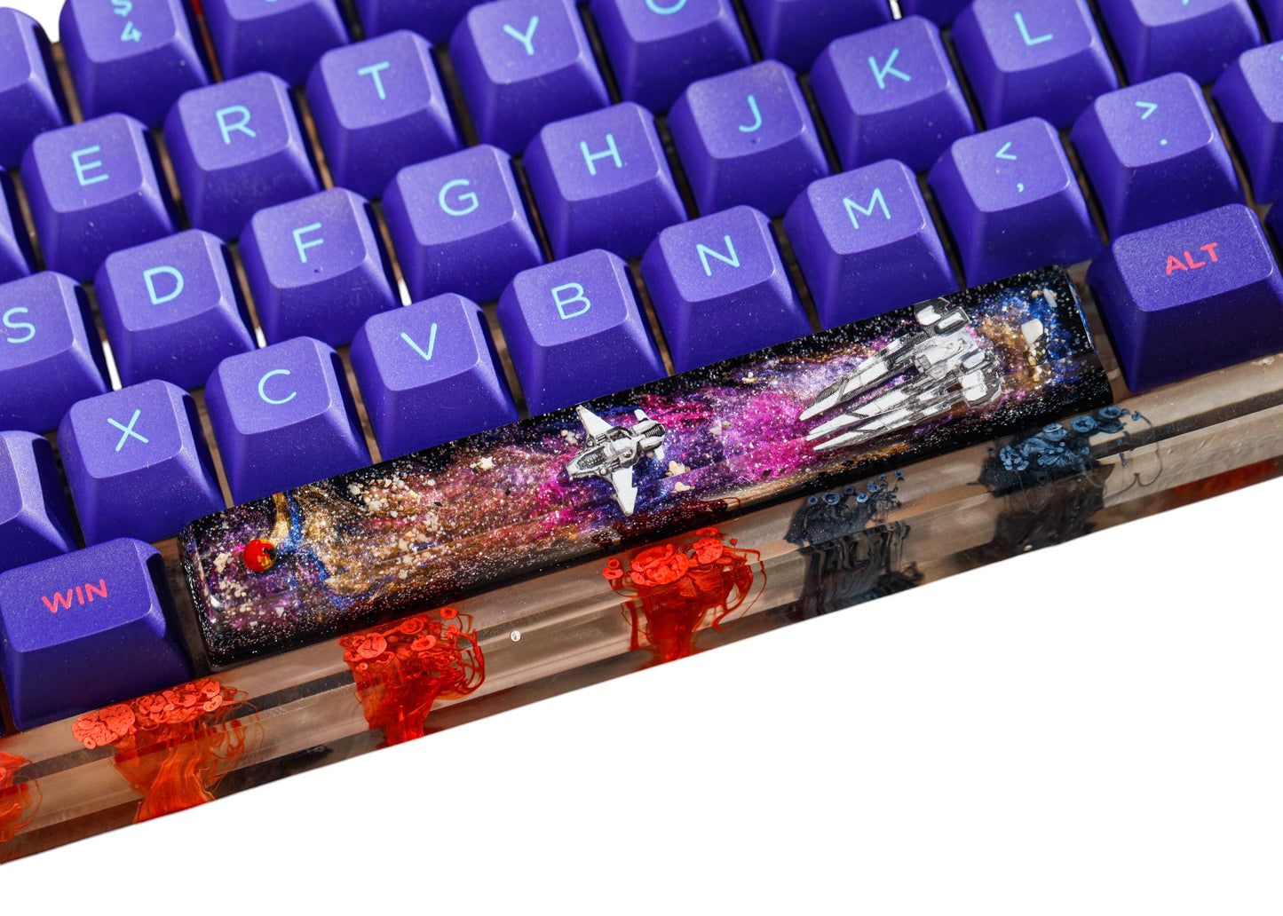 Keycap Universe Galaxy 6.25U | Spacebar Artisan Keycap