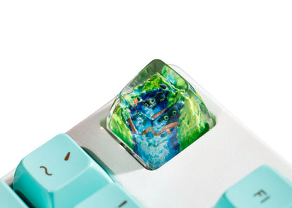 Keycap Umbreon Grass Waterfall | Artisan Mechanical Keycap