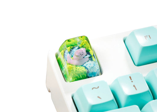 Keycap Ditto Grass Waterfall | Artisan Mechanical Keycap
