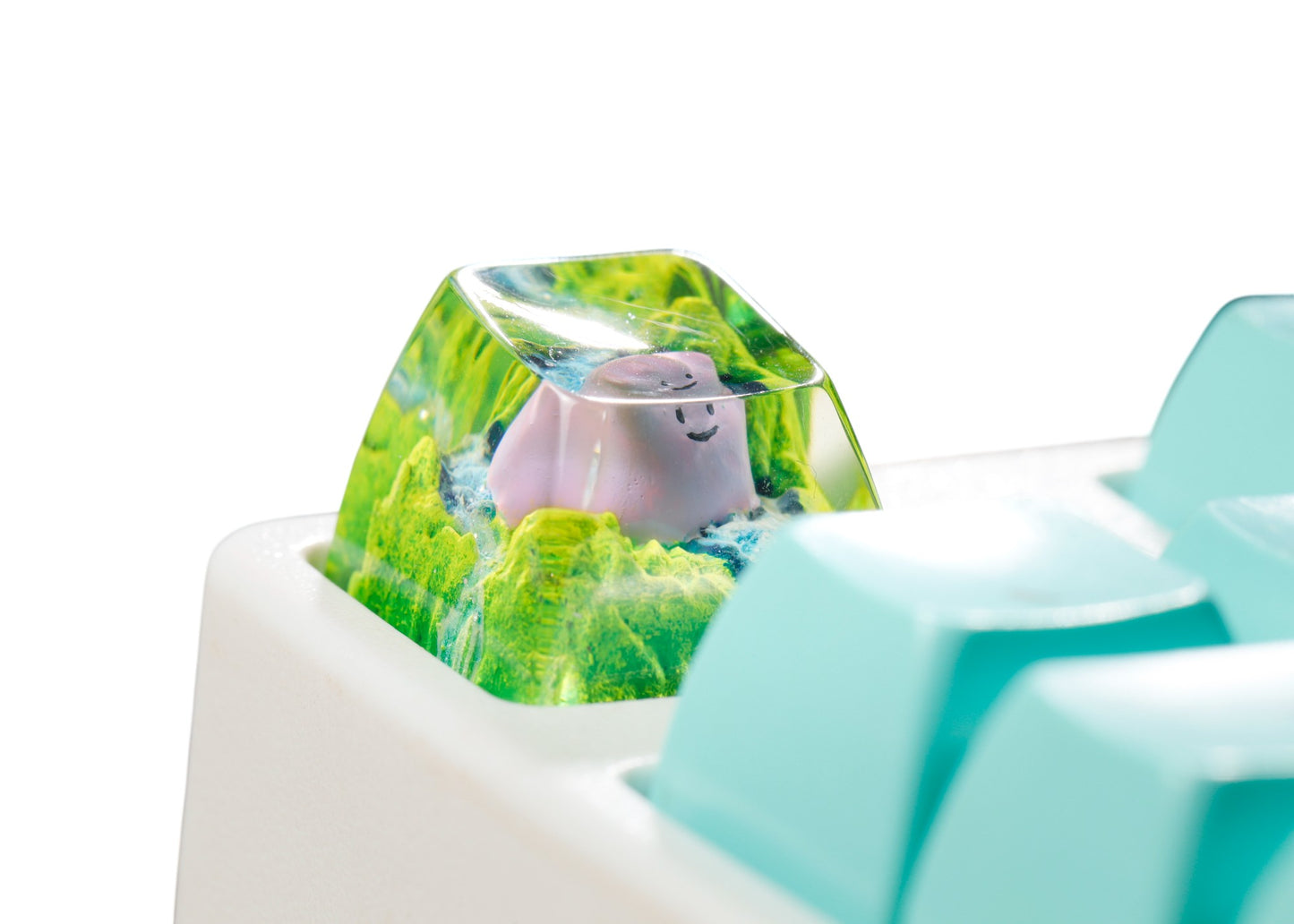 Keycap Ditto Grass Waterfall | Artisan Mechanical Keycap