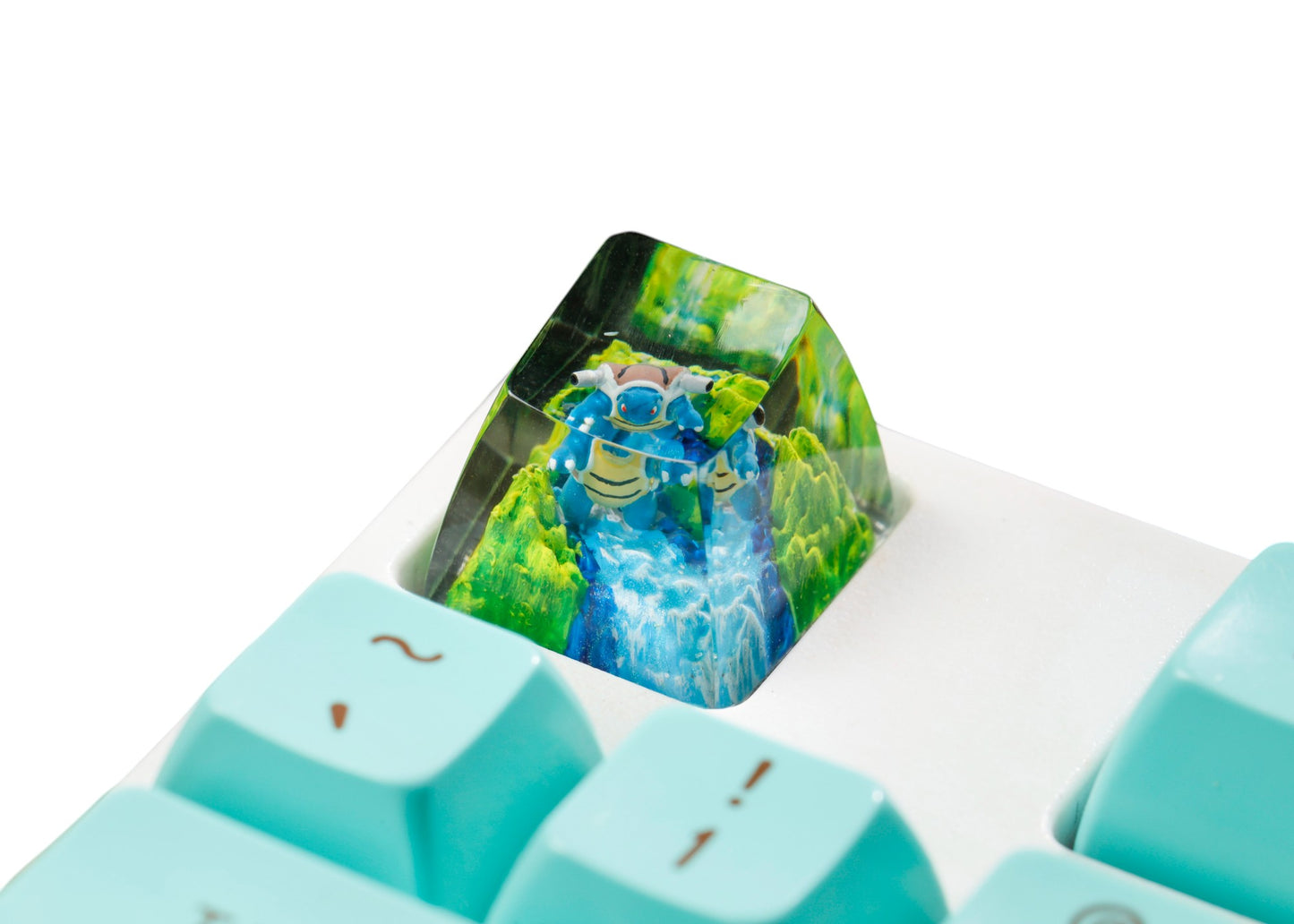 Keycap Blastoise Water Base | Artisan Mechanical Keycap