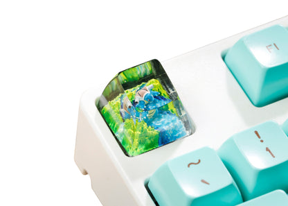 Keycap Blastoise Water Base | Artisan Mechanical Keycap