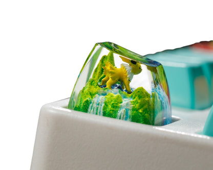 Keycap Jolteon Grass Waterfall | Artisan Mechanical Keycap