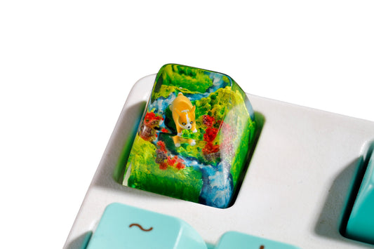 Keycap Corgi