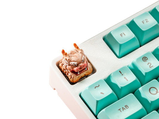 Keycap Unicorn Orange Horizontal Brow | Artisan Keycap