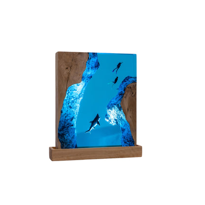 Shark Resin Lamp – Shadow Relic Edition – Night Light