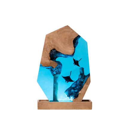 Stingray Resin Lamp – Ocean Night Light – Signature Edition