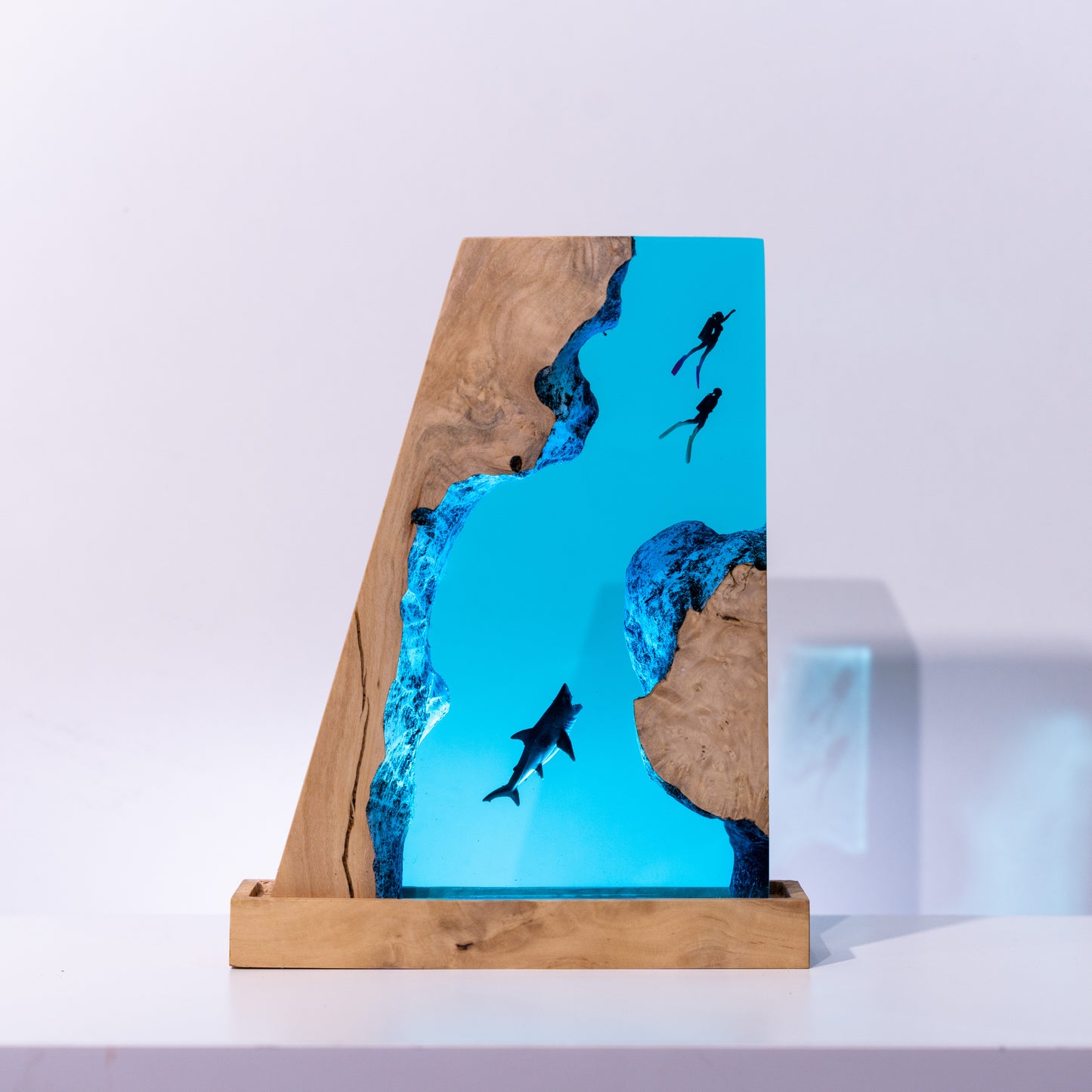 Shark Resin Lamp – Ocean Night Light - Model CB1