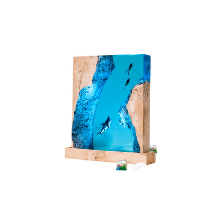 Shark Resin Lamp – Shadow Relic Edition – Night Light