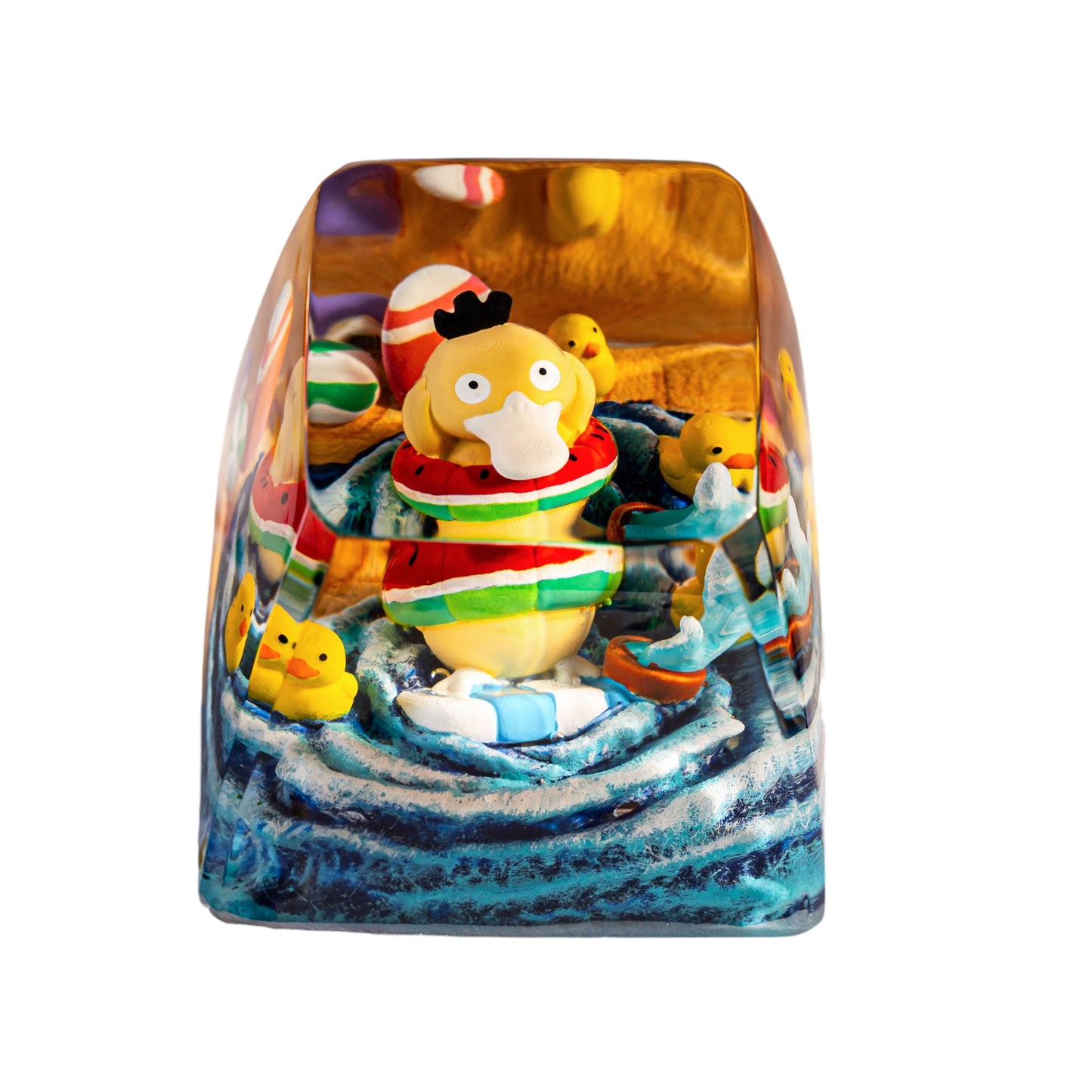 Keycap Psyduck Float New | Artisan Mechanical Keycap