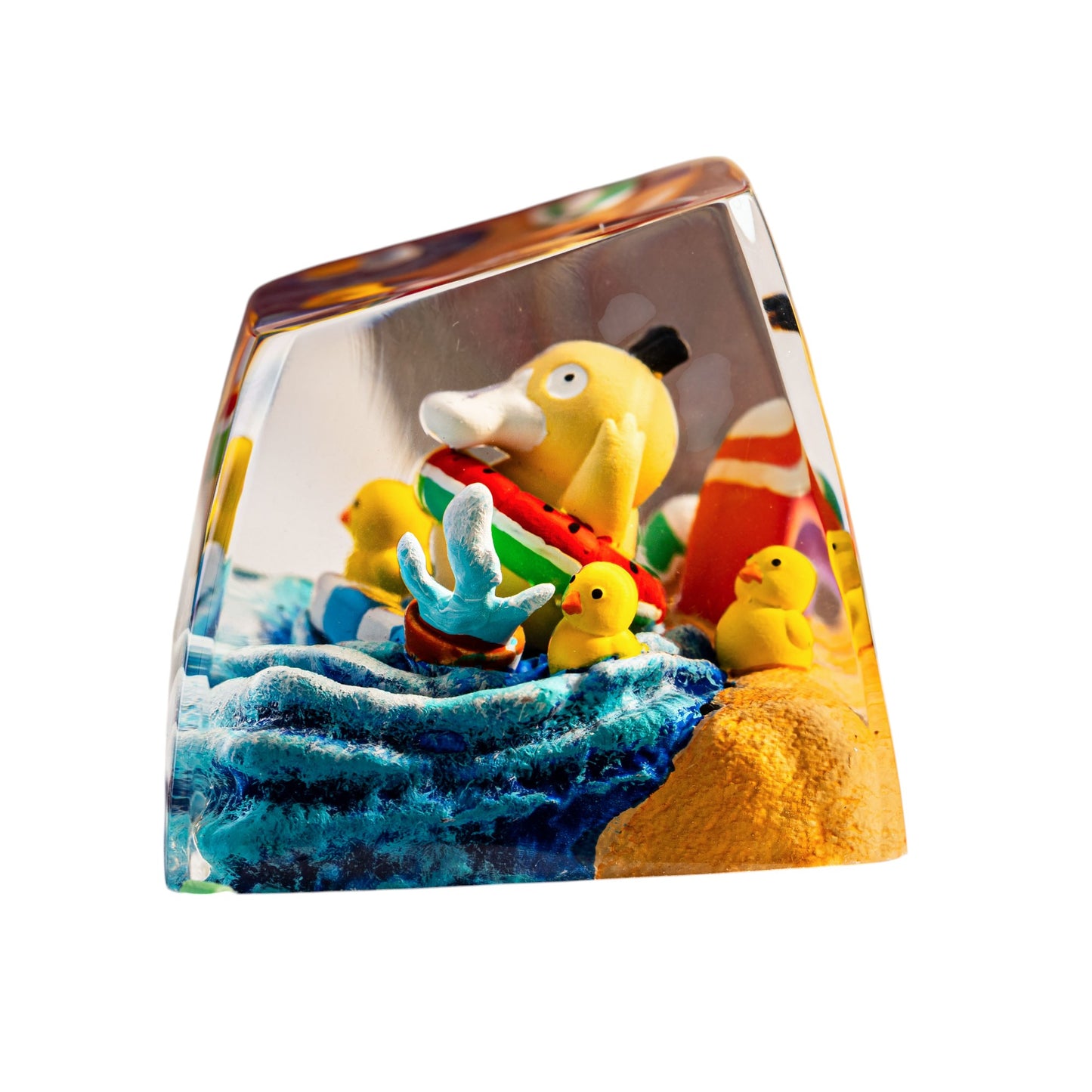 Keycap Psyduck Float New | Artisan Mechanical Keycap