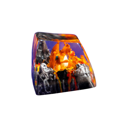 Keycap Charizard Fire Base | Artisan Mechanical Keycap
