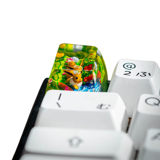 Keycap Eevee Grass Waterfall | Artisan Mechanical Keycap